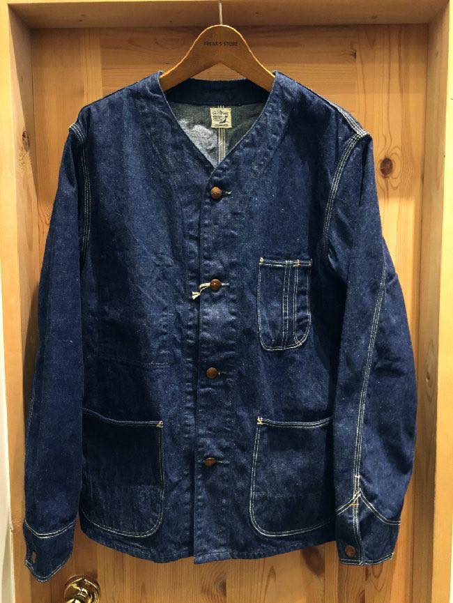 orslow、ノーカラーの RAILROAD DENIM JACKET | indienative