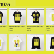 The 1975、話題のリプリントTシャツのオンライン販売を開始!