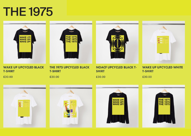 The 1975、話題のリプリントTシャツのオンライン販売を開始 