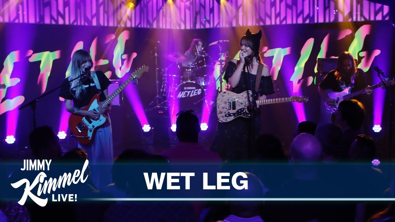 UKのデュオ Wet Leg、米のTV番組 Jimmy Kimmel Live に登場