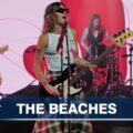 カナダのインディーロック・バンド The Beaches、米のTV番組 Jimmy Kimmel Live に出演したライブ映像が公開！