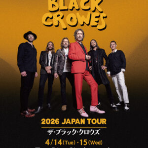THE BLACK CROWES 2026 JAPAN TOUR