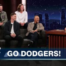 ワールドシリーズを制したロサンゼルス・ドジャース、米のTV番組 Jimmy Kimmel Live に出演！