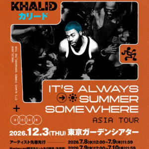 Khalid 来日公演